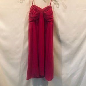 Like New Gianni Bini hot pink strapless dress
